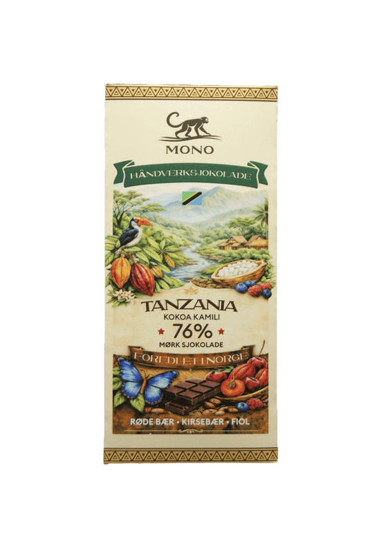 MONO Sjokoladeplate Tanzania Kamili 76%