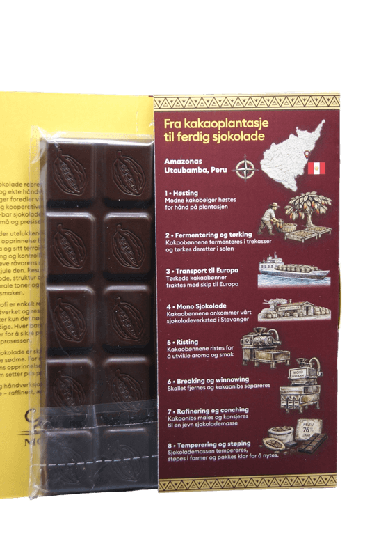 MONO Chocolate Bar Peru Utcubamba 76%
