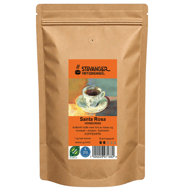 DECAF Honduras Santa Rosa  1kg Organic and Fairtrade