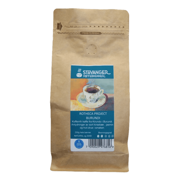 Main Image Burundi Rotheca DECAF, 250g whole beans