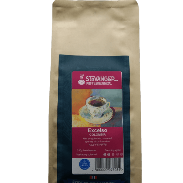 Hovedbilde Koffeinfri Colombia Excelso 250g