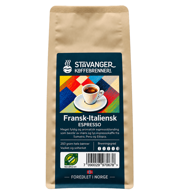 Hovedbilde Økologisk espresso fransk/italiensk 250g,